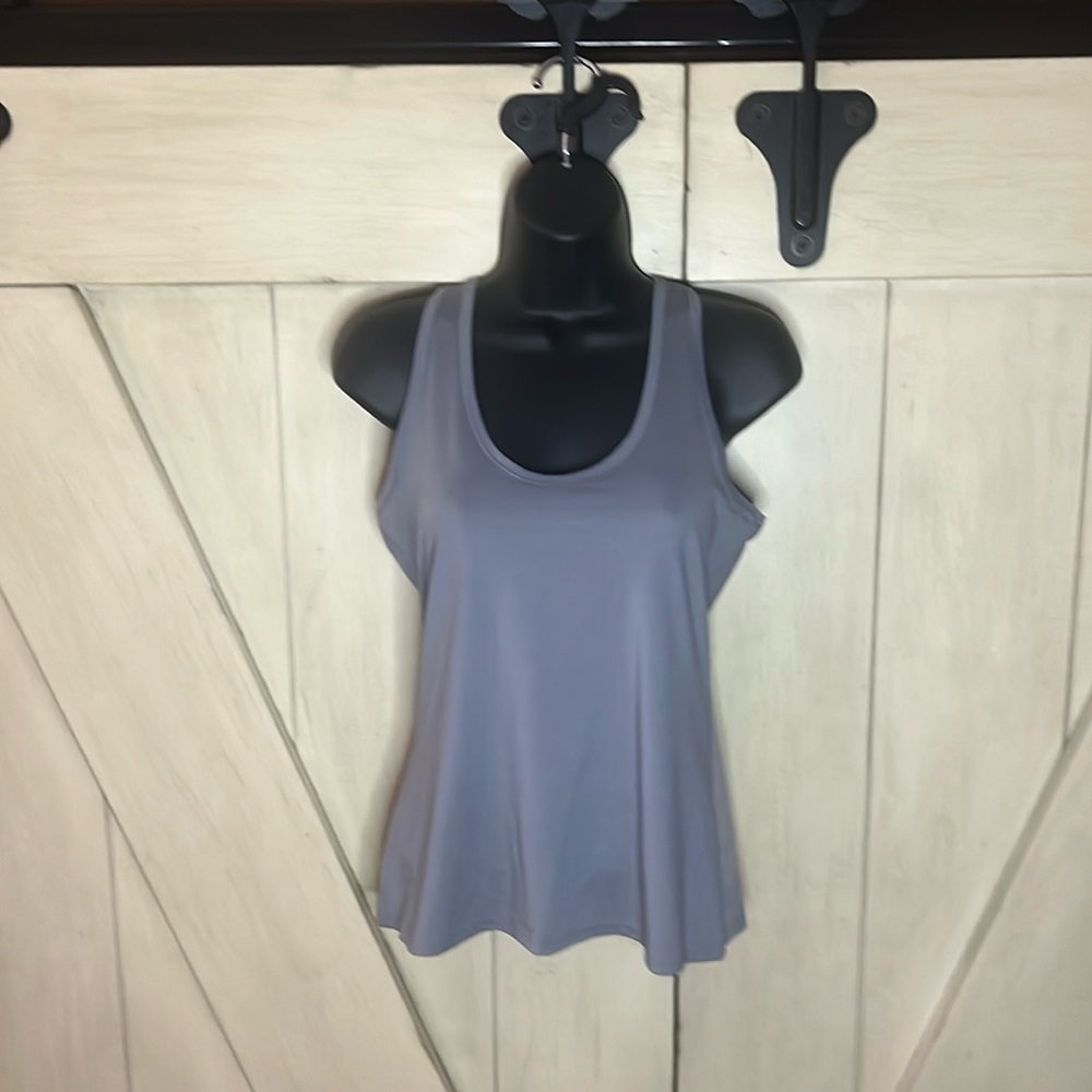 Women’s grey polyester tank top
